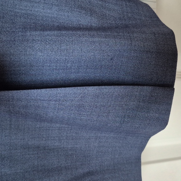 Banana Republic Chambray Lightweight Wool Vest In Spa Blue Size 4, New With Tags - Picture 9 of 16